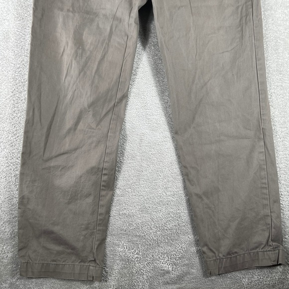Banana Republic Emerson Chino Pants Mens 38x32 Gray Slim Fit Casual Trousers - Picture 8 of 12